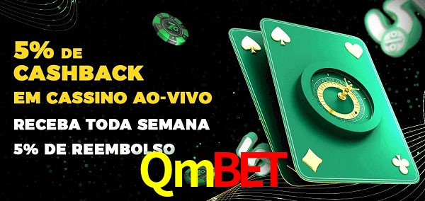 Promoções do cassino ao Vivo Qmbet